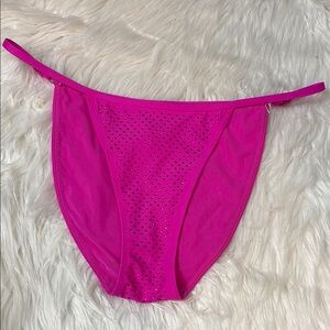 NWOT Good American Perfect Fit Rhinestone Adjustable Sides Size L